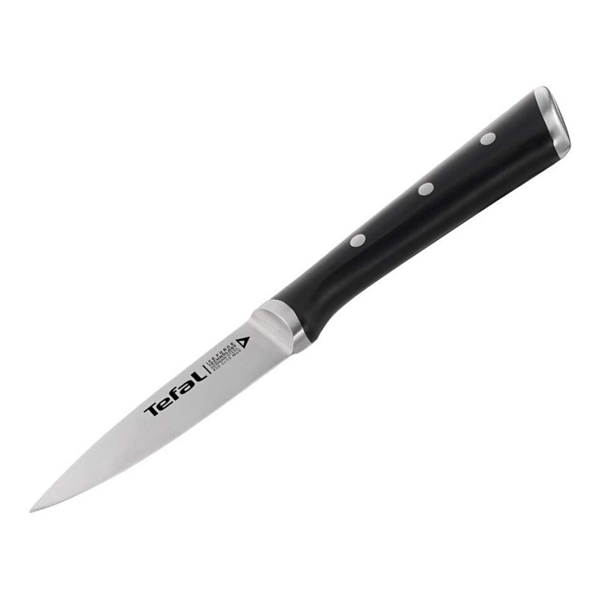 Tefal - Udskæringskniv rustfrit stål ICE FORCE 9 cm skinnende krom/sort