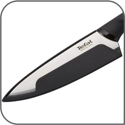 Tefal - Universal kniv rustfrit stål COMFORT 12 cm skinnende krom/sort