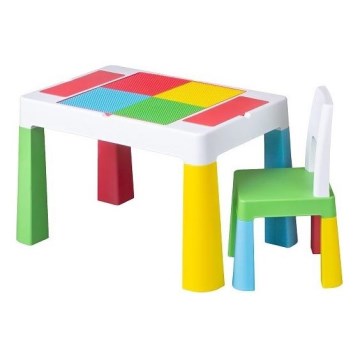 TEGA BABY - Børnebord med stol, multifarvet