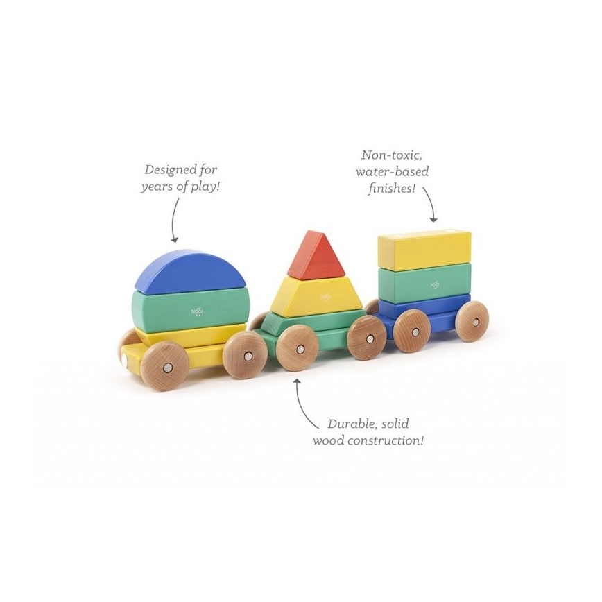 TEGU - Magnetisk regnbue tog Big Top