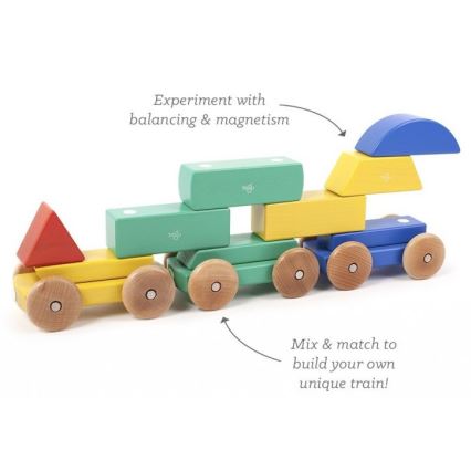 TEGU - Magnetisk regnbue tog Big Top