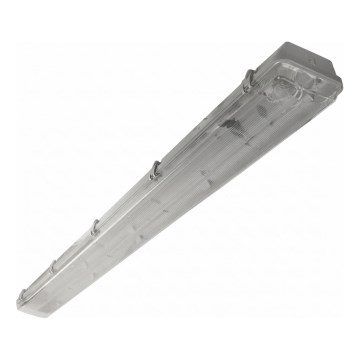 Teknisk lysstofrørsarmatur 2xG13/36W/230V 120 cm IP65 grå