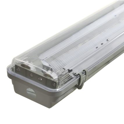 Teknisk lysstofrørsarmatur 2xG13/36W/230V 120 cm IP65 grå