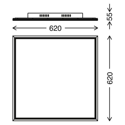 Telefunken 3010-06TF - LED panel dæmpbart LED/36W/230V 3000-6000K + fjernbetjening
