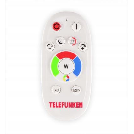 Telefunken 301506TF - LED panel m. RGBW-farver dæmpbart LED/18W/230V 4000K + fjernbetjening