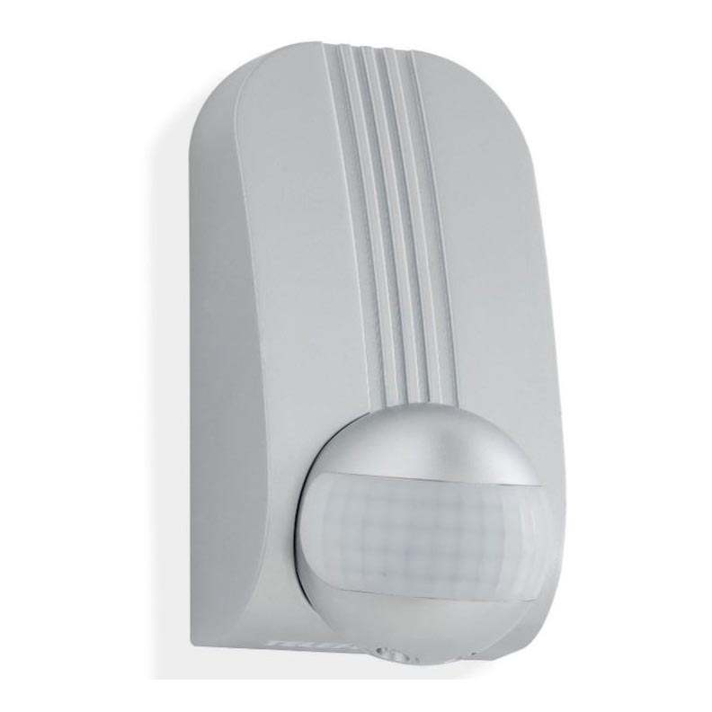 Telefunken 306504TF - Udendørs bevægelsessensor 180° IP44 sølvfarvet