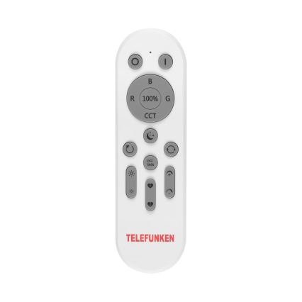Telefunken 309602TF - LED loftlampe m. RGBW-farver dæmpbar LED/18W/230V 2700-6500K Wi-Fi Tuya