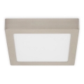 Telefunken 309702TF - LED loftlampe dæmpbar RGB-farver LED/23W/230V 2700-6500 Wi-Fi Tuya mat krom
