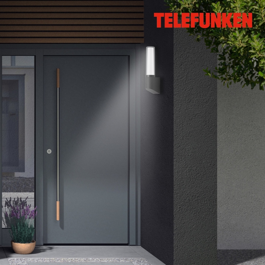 Telefunken 311305TF - Udendørs LED væglampe LED/8W/230V IP44