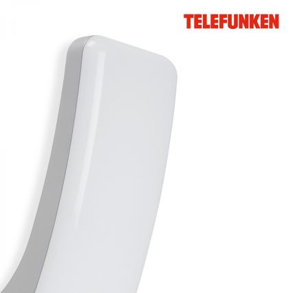 Telefunken 311604TF - Udendørs LED væglampe LED/15W/230V IP44 sølvfarvet