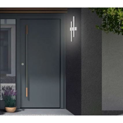 Telefunken 313204TF - LED udendørs væglampe 2xLED/4W/230V 4000K IP44