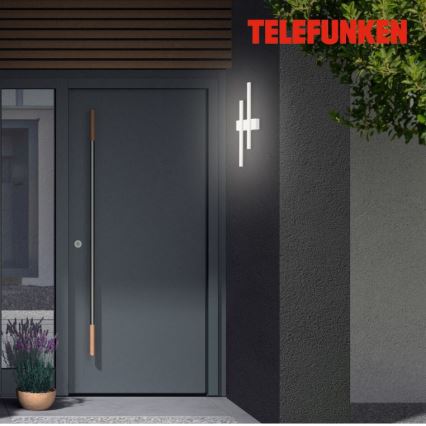 Telefunken 313206TF - Udendørs LED væglampe 2xLED/8W/230V IP44