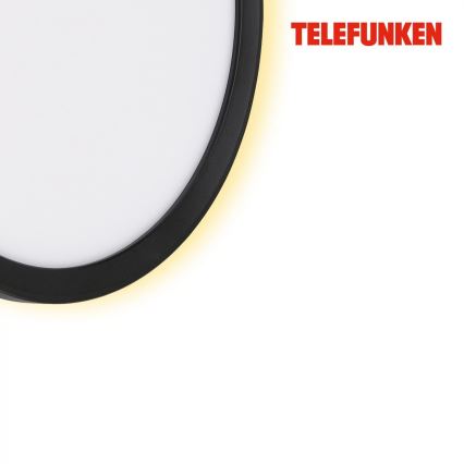 Telefunken 313405TF - LED udendørs væglampe LED/15W/230V IP44 sort