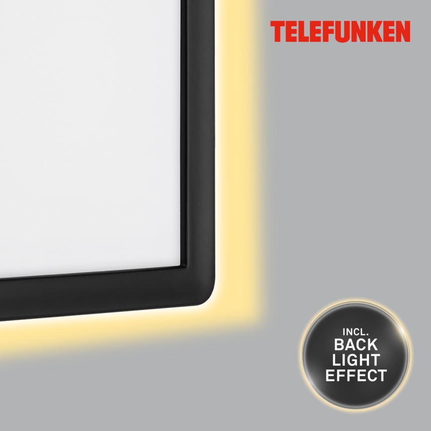 Telefunken 313605TF - Udendørs LED væglampe LED/16W/230V IP44 sort