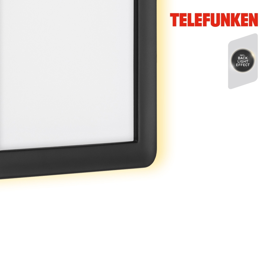 Telefunken 313605TF - Udendørs LED væglampe LED/16W/230V IP44 sort