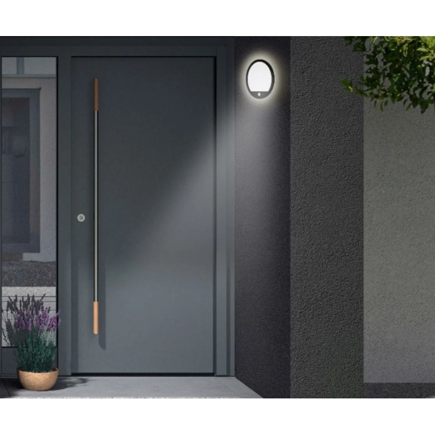 Telefunken 313705TF - LED Udendørs Væglampe med Sensor LED/15W/230V IP44