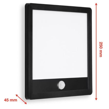 Telefunken 313805TF - LED Udendørs væglampe med sensor LED/15W/230V IP44