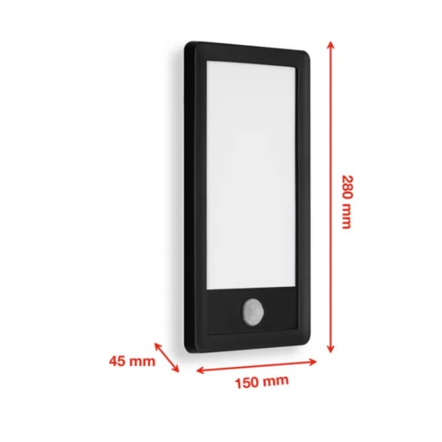 Telefunken 313905TF - LED Udendørs væglampe med sensor LED/16W/230V IP44