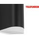 Telefunken 314905TF - Udendørs LED væglampe 2xGU10/5W/230V IP44 sort