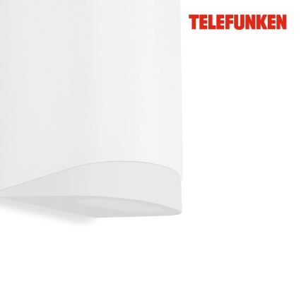 Telefunken 314906TF - Udendørs LED væglampe 2xGU10/5W/230V IP44 hvid