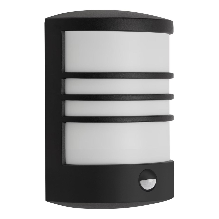 Telefunken 315505TF - Udendørs LED væglampe med sensor LED/12W/230V IP44 sort