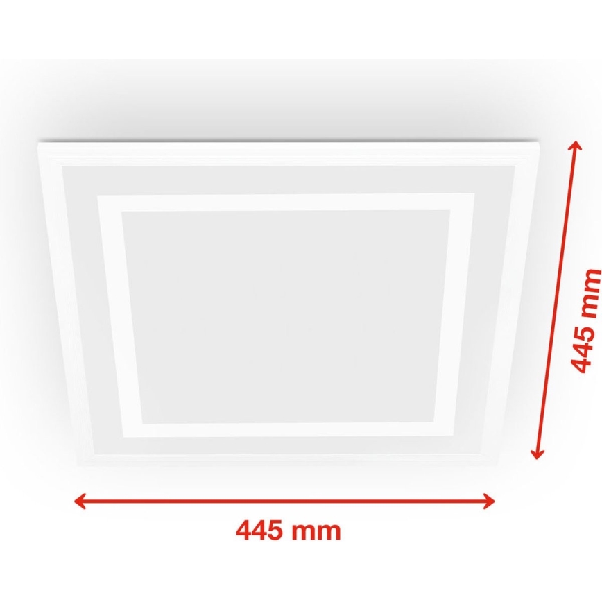 Telefunken 318806TF - LED loftlampe m. RGBW-farver dæmpbar LED/24W/230V 3000-6500K + fjernbetjening