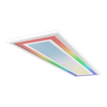 Telefunken 318906TF - LED RGBW dæmpbar loftlampe LED/24W/230V 3000-6500K 25x100 cm + fjernbetjening