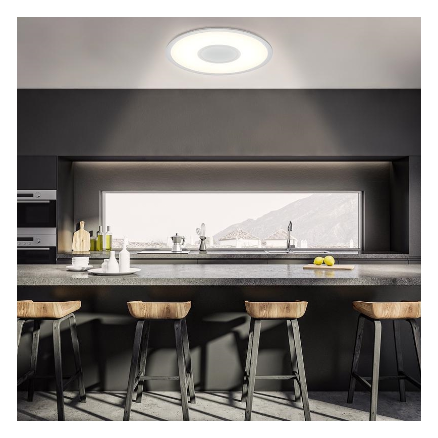 Telefunken 320104TF - LED RGBW dæmpbar loftlampe LED/21W/230V 3000-6500K Ø 45 cm + fjernbetjening