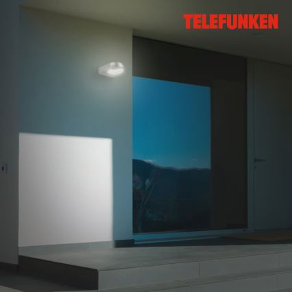 Telefunken 320204TF - LED Udendørs væglampe LED/6,5W/230V IP44 mat krom