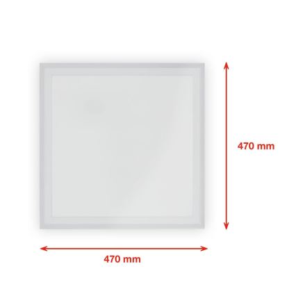 Telefunken 321206TF - LED loftlampe m. RGBW-farver dæmpbar LED/18W/230V 3000-6500K + fjernbetjening