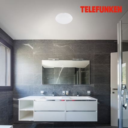 Telefunken 602006TF - LED loftlampe til badeværelse med sensor LED/15W/230V IP44 4000K