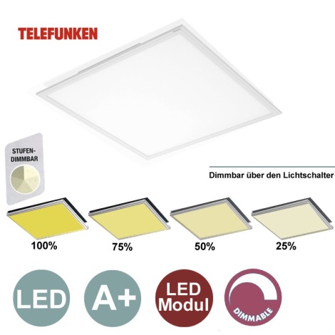 Telefunken - LED panel dæmpbart 1xLED/36W/230V