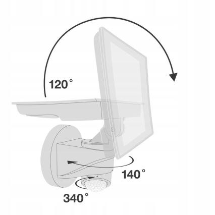 Telefunken - LED-reflektor med sensor LED/20W/230V