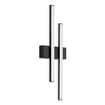 Telefunken - LED udendørs væglampe 2xLED/4W/230V IP44 sort