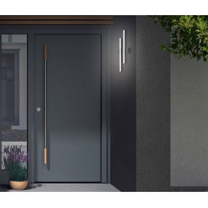 Telefunken - LED udendørs væglampe 2xLED/4W/230V IP44 sort