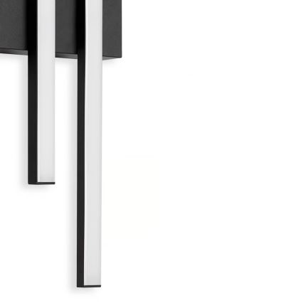 Telefunken - LED udendørs væglampe 2xLED/4W/230V IP44 sort