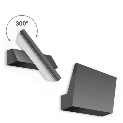 Telefunken - LED udendørs væglampe LED/10W/230V IP44 sort