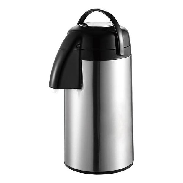 Termokande 2,8 l rustfri/sort