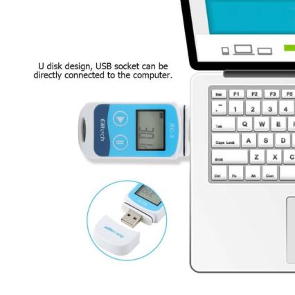 Termometer med USB IP67