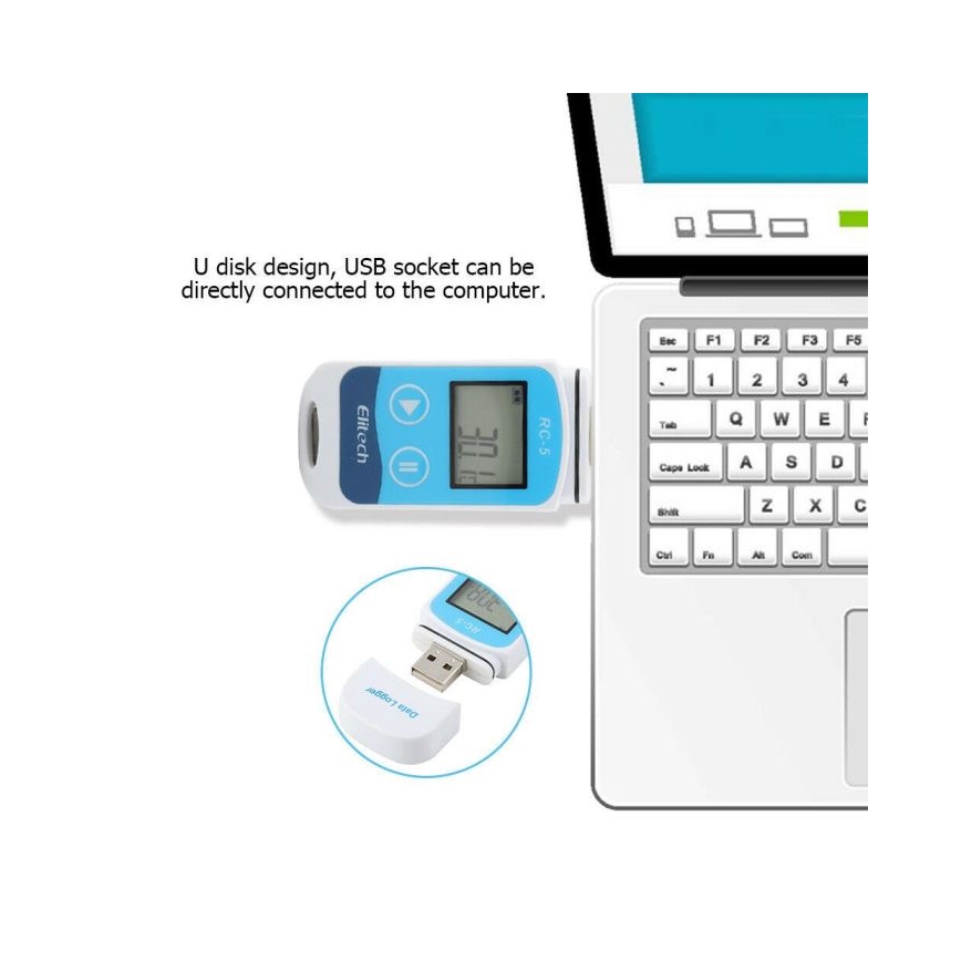 Termometer med USB IP67