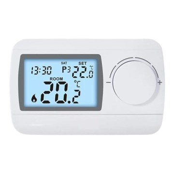 Termostat 2xAA/230V