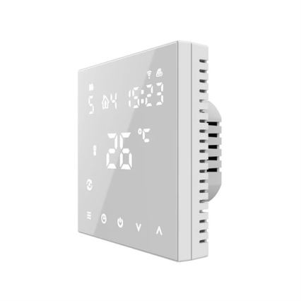 Termostat til indbygget montage 230 V, hvid, Wi‑Fi (Tuya)