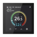 Termostat til indbygning 230 V, sort, Tuya-kompatibel Wi‑Fi