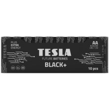 Tesla Batteries - 10 stk. Alkalisk batteri AA BLACK+ 1,5V