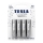 Tesla Batteries - 4 stk. Alkalisk batteri AA SILVER+ 1,5V 2900 mAh