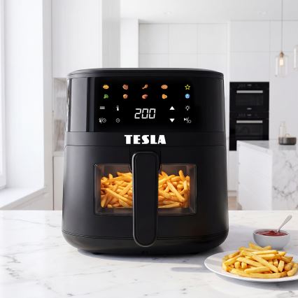 TESLA Electronics AirCook - Airfryer 4,4 l 1450W/230V sort