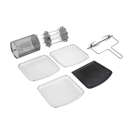 TESLA Electronics AirCook & Grill - Smart multifunktionel digital varmluftfrituregryde 12 l 1800W/230V Wi-Fi