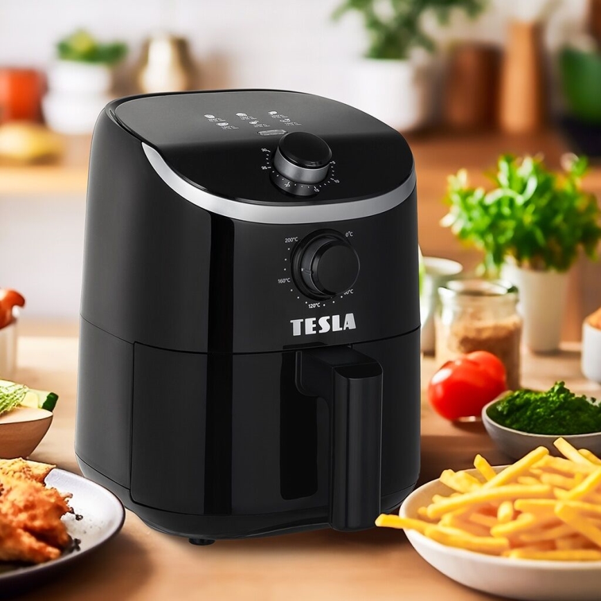 TESLA Electronics AirCook - Multifunktionel airfryer 2 l 900W/230V