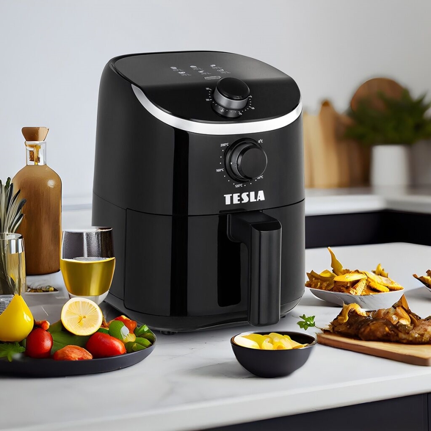 TESLA Electronics AirCook - Multifunktionel airfryer 2 l 900W/230V