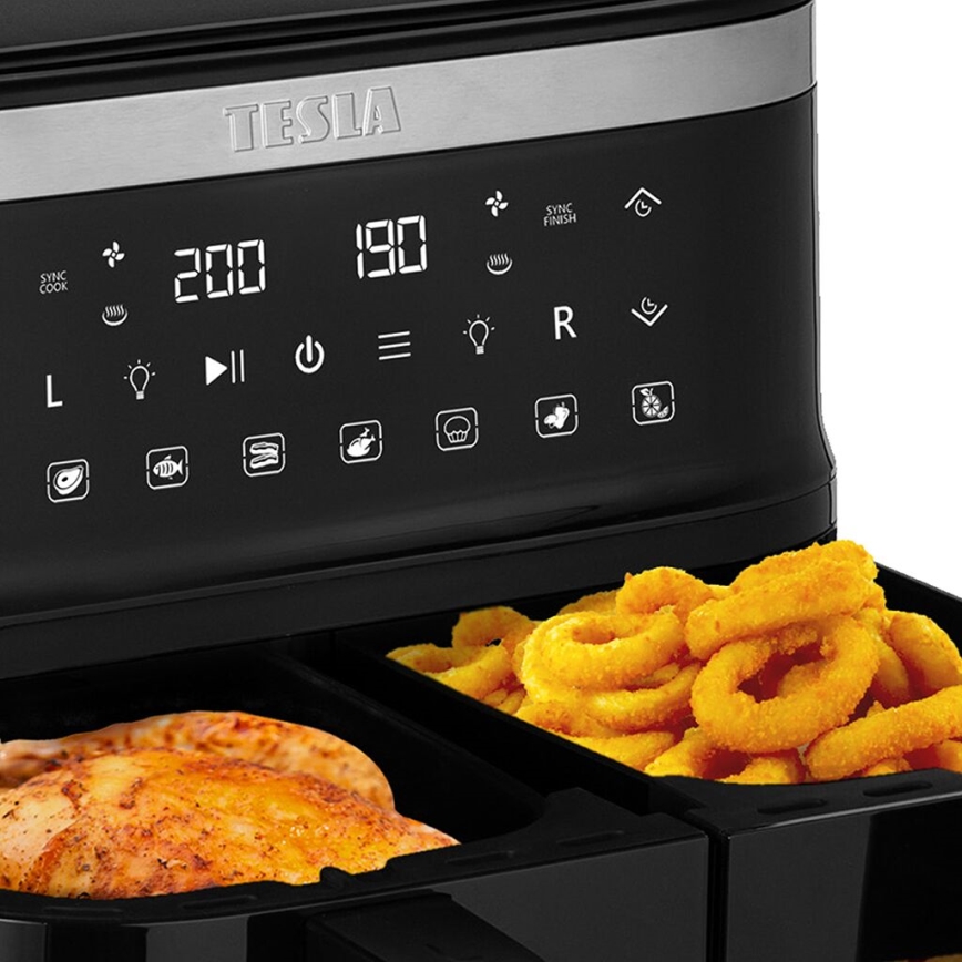TESLA Electronics AirCook - Multifunktionel airfryer 7,6 l 2850W/230V